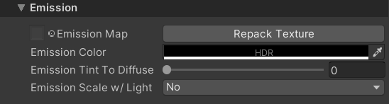 Toon Shader Emission